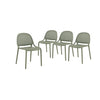 F. Corriveau International - Set of 4 Summer Dining Chairs, Indoor/Outdoor, Green - - Mounts For Less