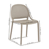 F. Corriveau International - Set of 4 Summer Dining Chairs, Indoor/Outdoor, Greige - - Mounts For Less