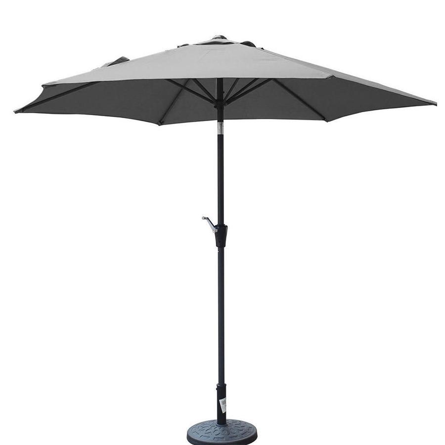 F. Corriveau International - Umbrella Octogonal 8,5' Fabric Top Grey - - Mounts For Less