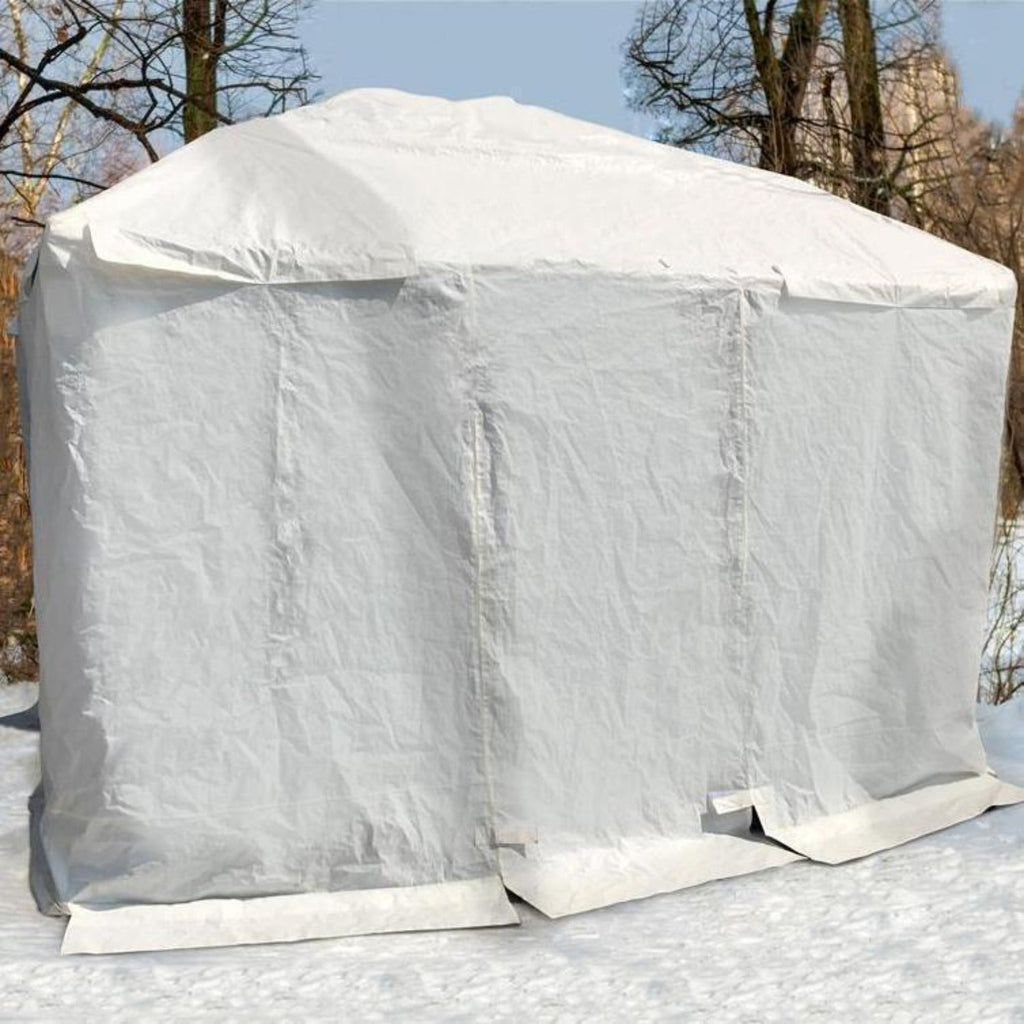 F. Corriveau International - Winter Shelter for Gazebo 10' x 10' White - - Mounts For Less