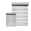 Hauz 1836GRYCD - 18'' X 36'' Alternating Shade Window Shade, Cordless, Grey - - Mounts For Less