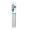 Hauz 1884WHTCD - 18 '' X 84 '' Alternate Canvas Window Shade, Cordless, White - - Mounts For Less