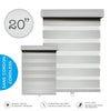 Hauz 2084GRYCD - 20 '' X 84 '' Alternate Blinds Window Shade, Cordless, Grey - - Mounts For Less