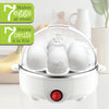Hauz - 3 in 1 Egg Cooker, Boiled, Poached or Omelette, BPA Free, White - - Mounts For Less