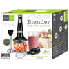 Hauz - 3 in 1 Immersion Blender with Chopper and Whisk, 2 Speeds, 150 Watts, Black - - Mounts For Less