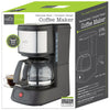 Hauz - 5 Cup Stainless Steel Coffee Maker, Compact Design, Reusable Filter - - Mounts For Less