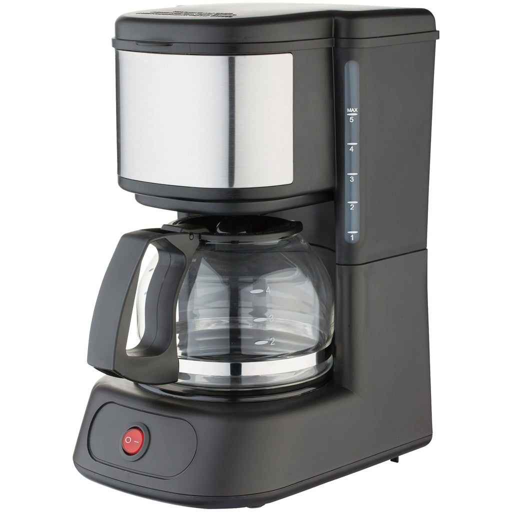 Hauz - 5 Cup Stainless Steel Coffee Maker, Compact Design, Reusable Filter - - Mounts For Less