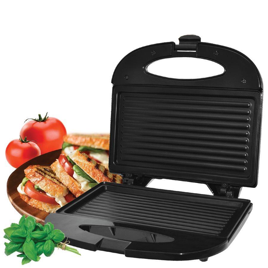 Hauz APM319 - Panini Press with Non-Stick Plates, Light and Compact, Black - - Mounts For Less