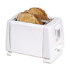 Hauz ATS4458 - 2 Slice Toaster, Wide Slot, Crumb Tray, 750 Watts, White - - Mounts For Less