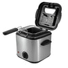 Hauz - Compact Electric Fryer, 1.4L Capacity, Adjustable Temperature, Stainless Steel - - Mounts For Less