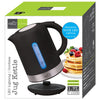 Hauz - Cordless Kettle with LED Lighting, 1.7 Liter Capacity, Black - - Mounts For Less