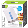 Hauz - Cordless Kettle with LED Lighting, 1.7 Liter Capacity, White - - Mounts For Less