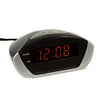 Hauz - Dual Alarm Digital Alarm Clock, LED Display, Black - - Mounts For Less