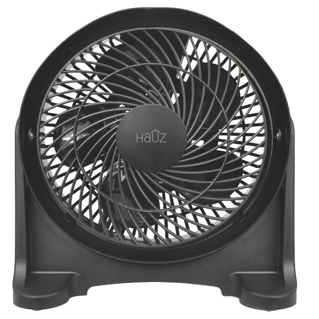 Hauz - High Velocity Electric Turbo Fan, 8" Diameter, Black - - Mounts For Less