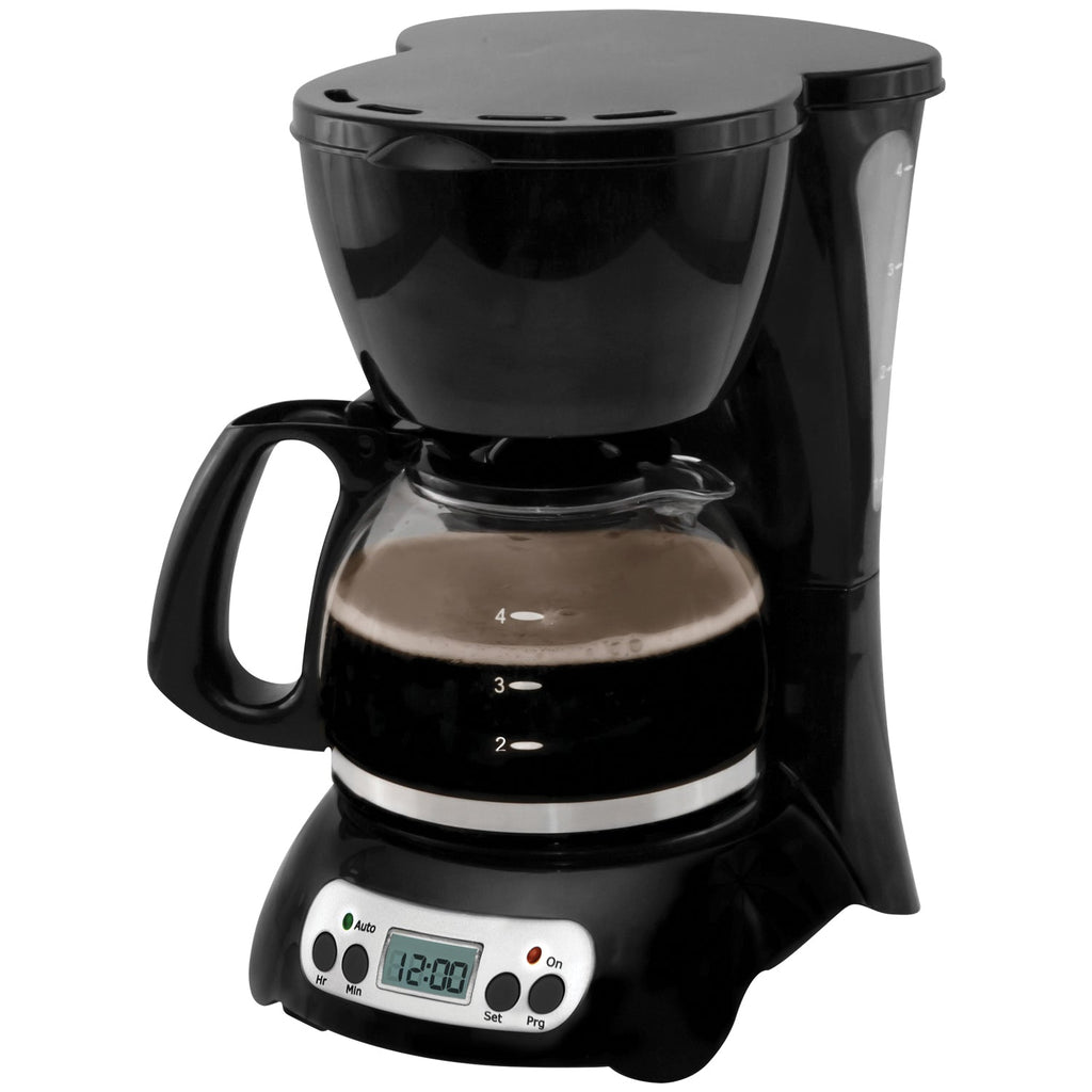 Hauz - Programmable Digital Coffee Maker, 4 Cup Capacity, Compact Design - - Mounts For Less