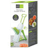 Hauz - Safe-Slice Adjustable Mandoline Chopper with 5 Different Blades, BPA-Free, Green - - Mounts For Less