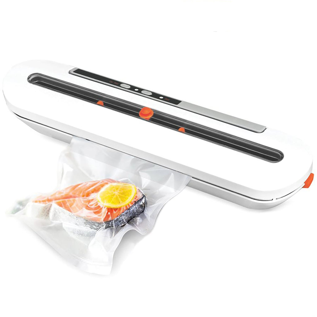 Hauz - Vacuum Bag Sealer, 10 Bags Included, Compact Design, White - - Mounts For Less