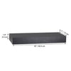 ITY International - Set of 3 Mini Floating Wall Shelf, 16" x 5.1" x 1.5", Black - - Mounts For Less