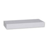 ITY International - Set of 3 Mini Floating Wall Shelf, 16" x 5.1" x 1.5", White - - Mounts For Less