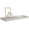 ITY International - Set of 3 Wall Mounted Floating Shelves, 23.6" x 9.25" x 1.5", Cement - - Mounts For Less