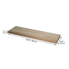 ITY International - Set of 3 Wall Mounted Floating Shelves, 23.6" x 9.25" x 1.5", Natural - - Mounts For Less