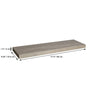 ITY International - Set of 3 Wall Mounted Floating Shelves, 31.5" x 9.25" x 1.5", Taupe Grey - - Mounts For Less