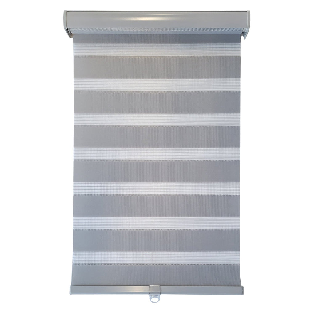 ITY Olivia Stone - 46" X 84" Alternate Blinds Window Shade Cordless Grey - - Mounts For Less