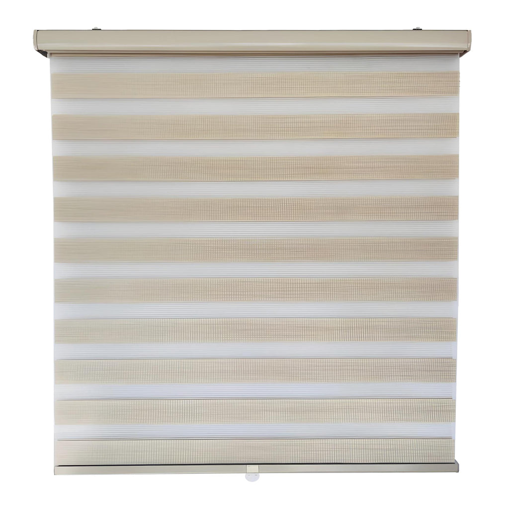 ITY Olivia Stone - 48" X 84" Alternate Blinds Window Shade Cordless Beige - - Mounts For Less