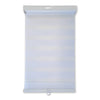ITY Olivia Stone - Cordless 22" X 84" Alternate Shade Window Blind, Blackout Fabric, White - - Mounts For Less