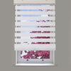 ITY Olivia Stone - Cordless 72" X 84" Alternate Shade Window Blind, Blackout Fabric, White - - Mounts For Less