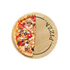 JS Gourmet - 13" Pizza Board Set with 3 Stainless Steel Utensils - - Mounts For Less