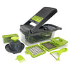 JS Gourmet - 16 in 1 Multifunction Manual Chopper, Green - - Mounts For Less