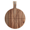 JS Gourmet - 2 in 1 Reversible Wooden Pizza Board, 15" Diameter - - Mounts For Less