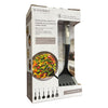 JS Gourmet - 6 Piece Kitchen Utensil Set, Heat Resistant, Grey - - Mounts For Less