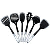 JS Gourmet - 6 Piece Kitchen Utensil Set, Heat Resistant, Grey - - Mounts For Less