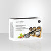 JS Gourmet - 6 Stainless Steel Spice Containers with Magnetic Bamboo Holder - - Mounts For Less