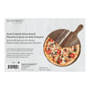 JS Gourmet - Acacia Wood Pizza Board with Slicing Groove - - Mounts For Less