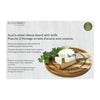 JS Gourmet - Acacia Wood Serving Board with Cheese Knife - - Mounts For Less