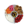 JS Gourmet - Appetizer Serving Set, Bamboo Tray, Ceramic Bowls and Spoons - - Mounts For Less