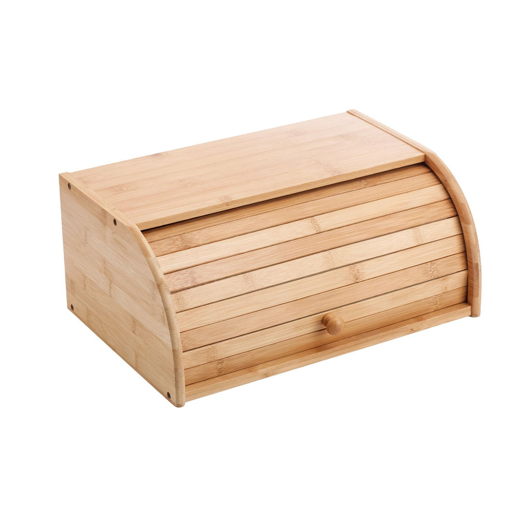 JS Gourmet - Bamboo Bread Box - - Mounts For Less