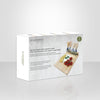 JS Gourmet - Bamboo Cheese Board with 4 Knives and Magnetic Holder - - Mounts For Less