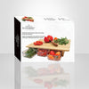 JS Gourmet - Bamboo Cutting Board With 3 Sliding Drawers - - Mounts For Less