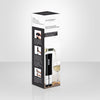 JS Gourmet - Battery Operated Electric Bottle Opener with Foil Cutter, Black - - Mounts For Less