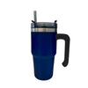 JS Gourmet - Double-Wall Insulated Stainless Steel Travel Mug, 600ml Capacity, Blue - - Mounts For Less