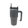 JS Gourmet - Double-Wall Insulated Stainless Steel Travel Mug, 600ml Capacity, Grey - - Mounts For Less