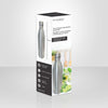 JS Gourmet - Double Wall Stainless Steel Bottle, 750ml Capacity, Silver - - Mounts For Less
