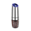 JS Gourmet- Electric Salt or Pepper Mill With Blue LED Light, Silver - - Mounts For Less
