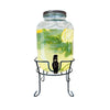 JS Gourmet - Glass Drink Dispenser with Stand, 5 Liter Capacity - - Mounts For Less