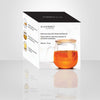 JS Gourmet - Glass Tea Cup with Infuser and Bamboo Lid, 500ml Capacity - - Mounts For Less