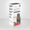 JS Gourmet - Knife Set with Storage Block, Stainless Steel Blades, Black - - Mounts For Less